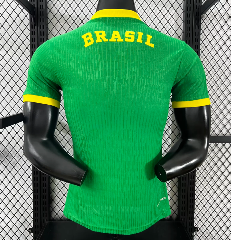 Camiseta Brasil 2026 version jugador verde (solo tallas S-XXL)