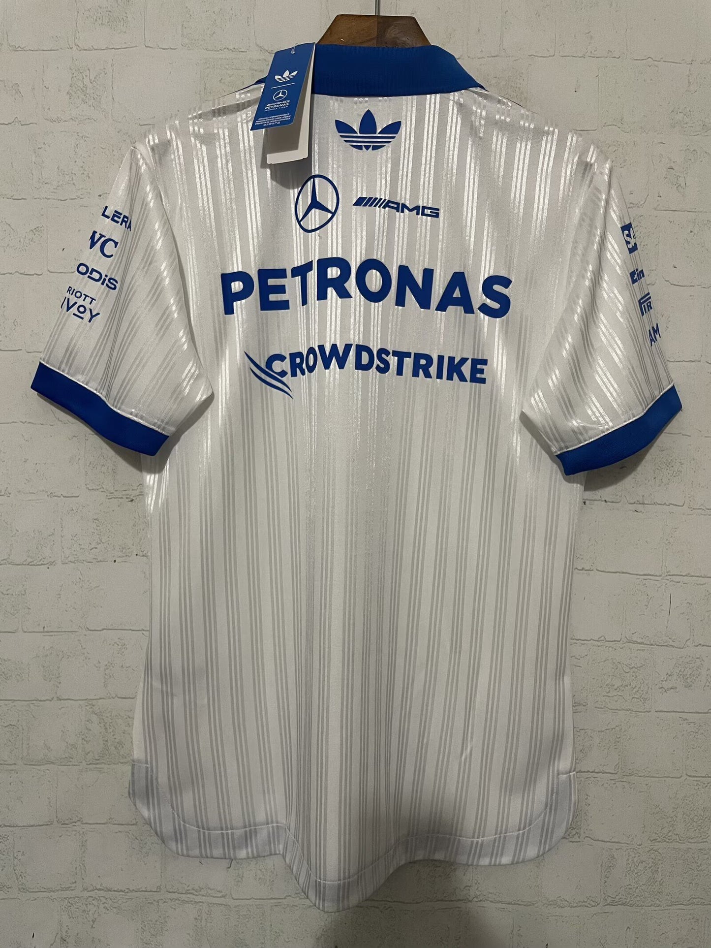 Polo Mercedes 2026 blanco para jugador (tallas S-5XL)