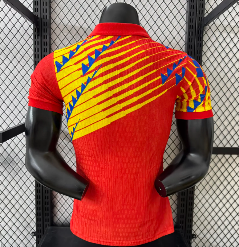 Camiseta España 2026 rojo amarillo player version (solo tallas S-2XL)