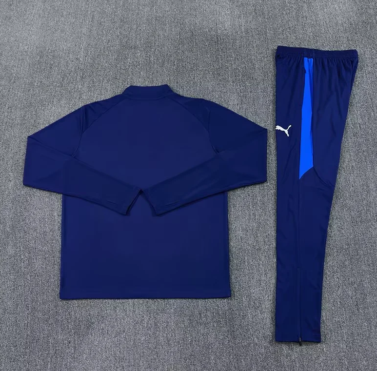 Chandal de entrenamiento Olympique de Marsella 26/27 azul oscuro (tallas adultos y niños)