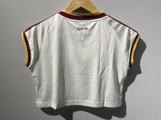 Crop de mujer España 2026 visitante (tallas S-XXL)