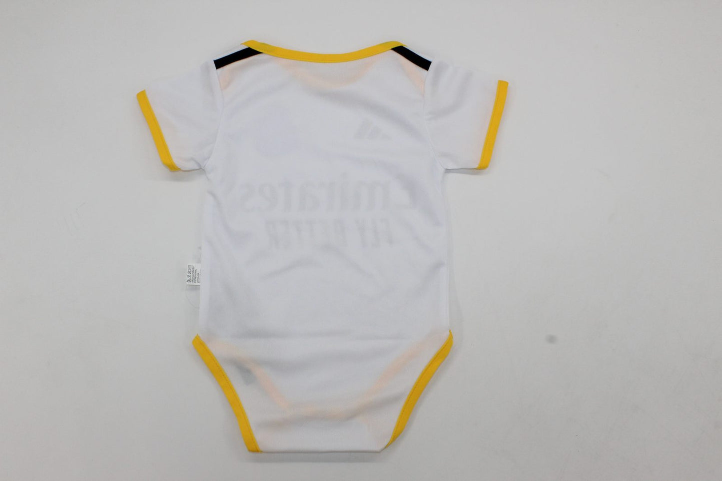 Body Real Madrid Blanco/Dorado (6 meses -12 meses y 1-2 años)