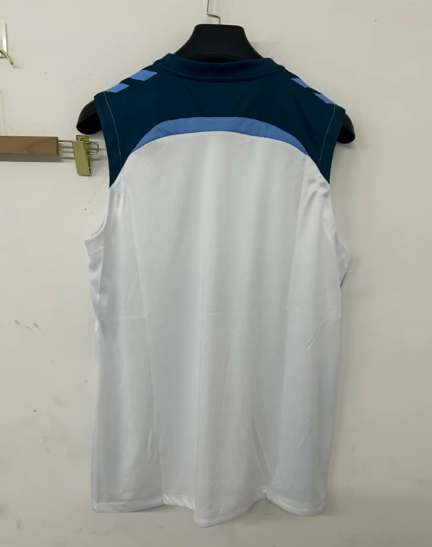 Camiseta sin mangas de entrenamiento Malaga blanca 25/26 (solo tallas S-2XL)
