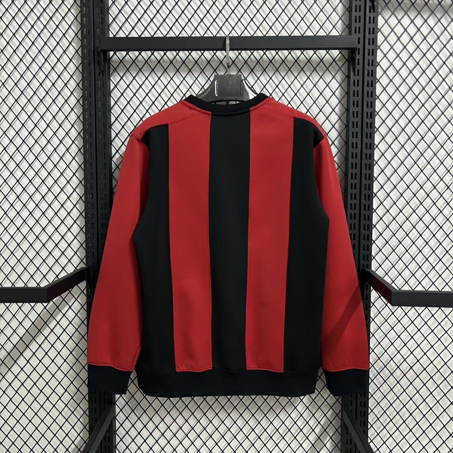 Sudadera Milan negro y rojo (Solo tallas M-4XL)
