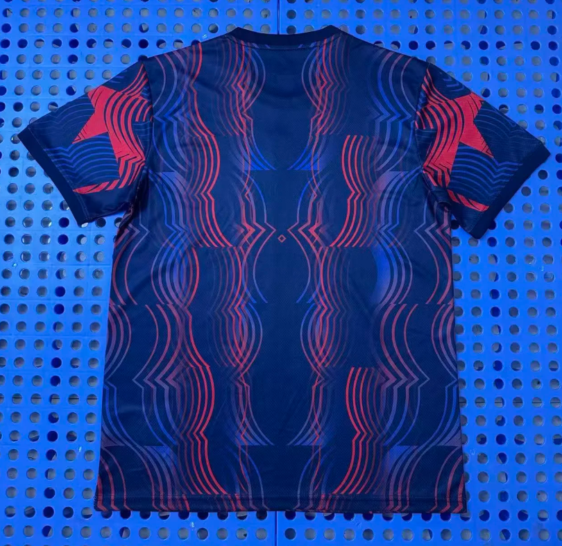 Camiseta Barcelona 26/27 azul oscuro rojo especial version jugador (tallas S-4XL)