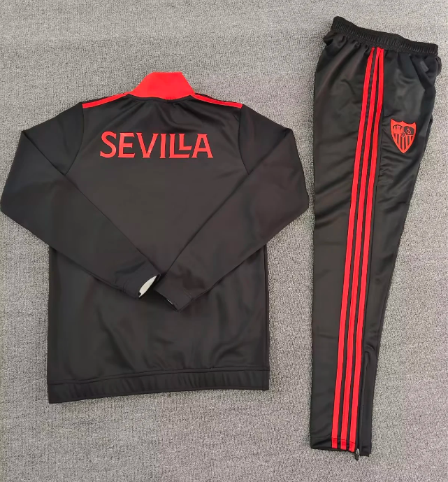 Chandal Sevilla Negro 25/26 (Solo tallas S-2XL)