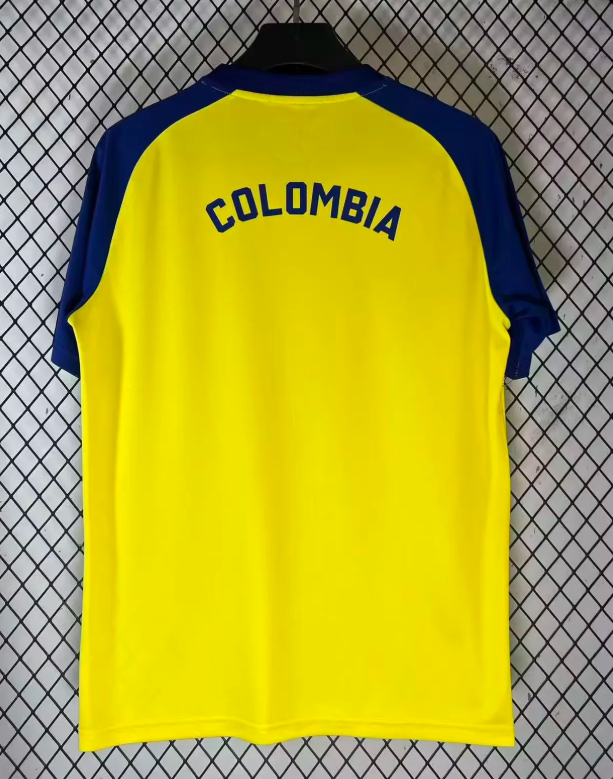 Camiseta Colombia 2026 amarilla prepartido (tallas S-4XL)