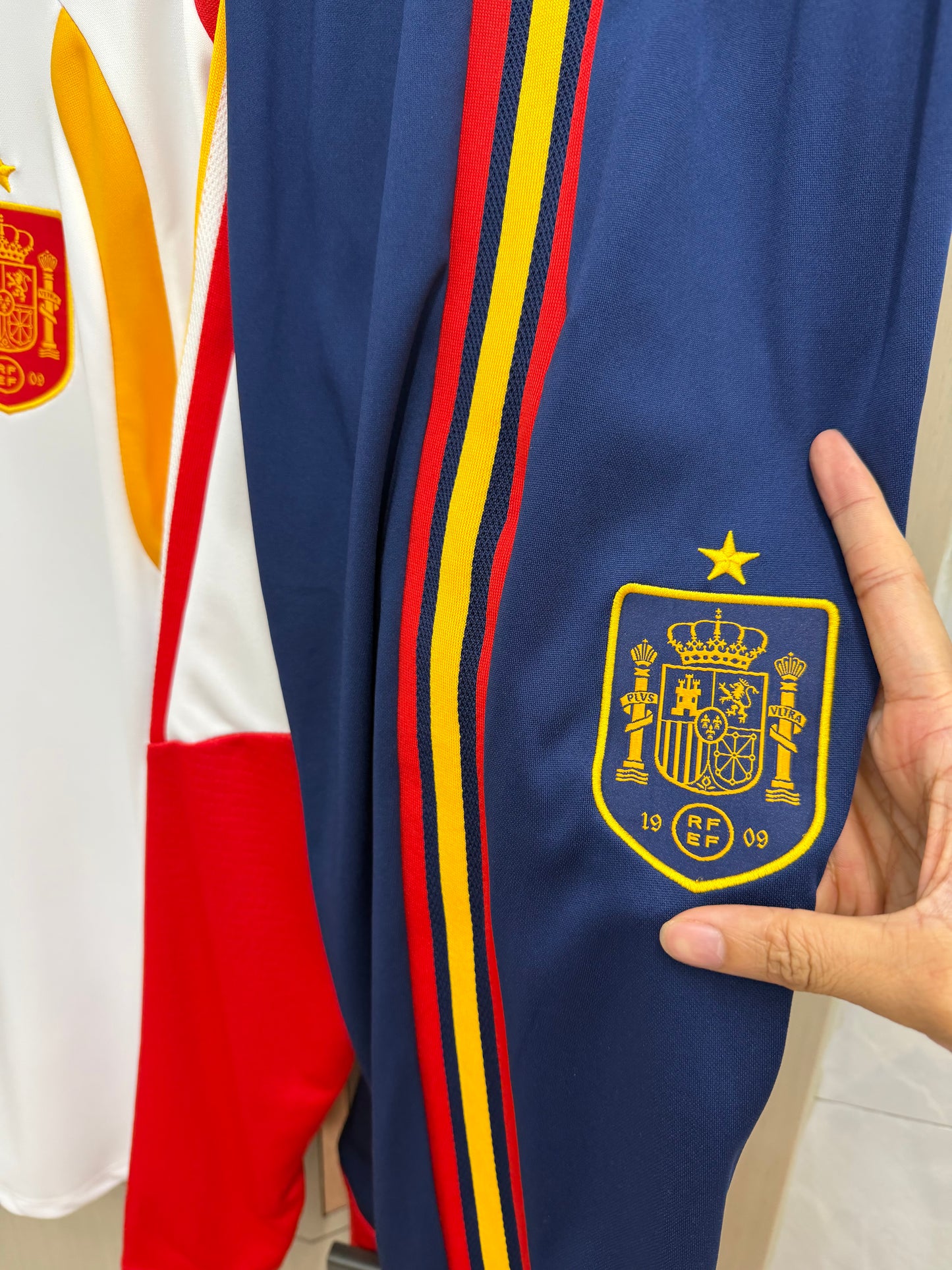 Chandal España blanco (tallas adultos y niños)