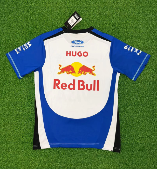 Camisetas Red Bull 2026 blanca y azul (tallas S-4XL)