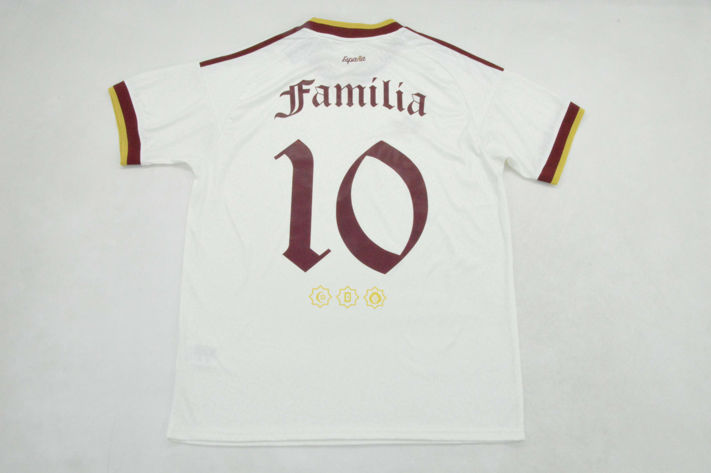 Camiseta España Mundial 2026 visitante especial Dellafuente familia