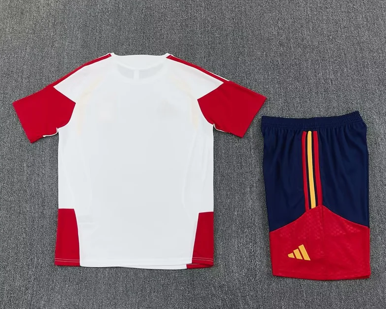 Conjunto España dos estrellas 2026 blanco (tallas adultos y niños)