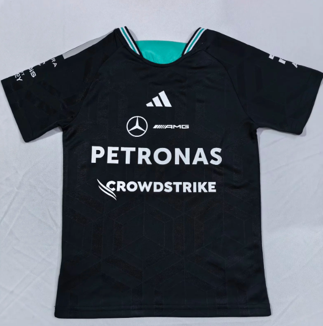 Camiseta Mercedes 2026 negra (talla niños 16-26)