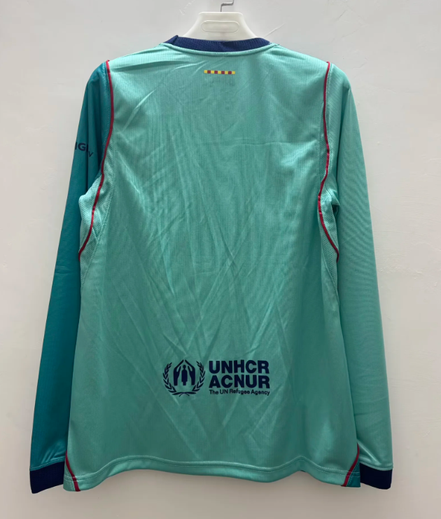 Camiseta manga larga tercera equipacion Barcelona 26/27 verde (S-4XL)