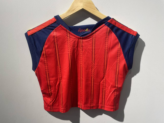 Crop de mujer España 2026 Local (tallas S-XXL)