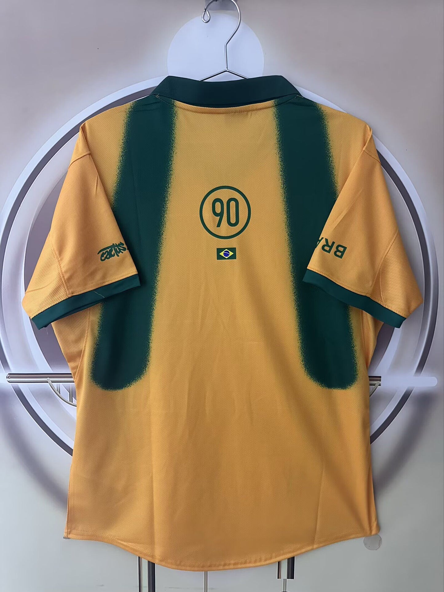 Camiseta Travis Scott Cactus Jack x Nike Brasil Total 90 Retro (tallas S-4XL)