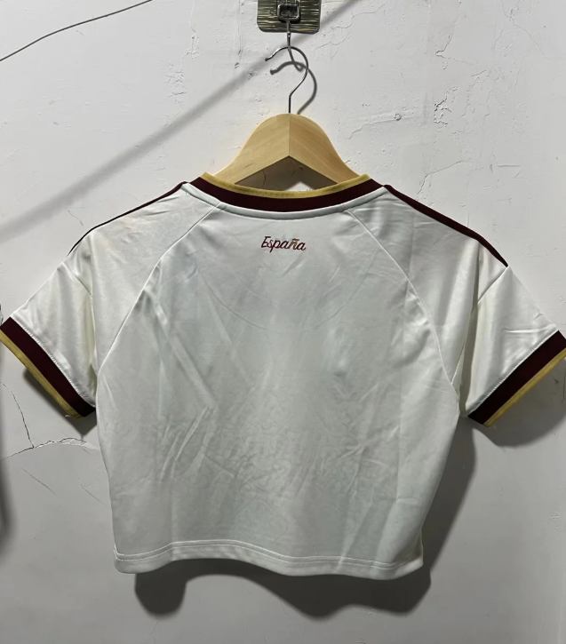 Crop España dos estrellas Mundial 2026 Visitante (tallas S-XXL)