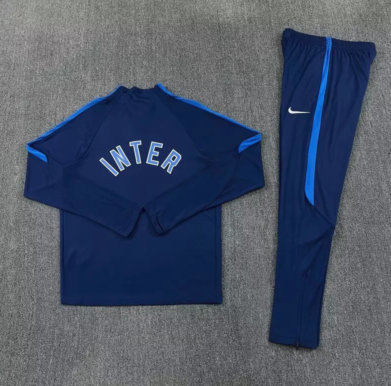 Chandal de entrenamiento azul oscuro Inter de milan 26-27 (tallas adultos y niños)