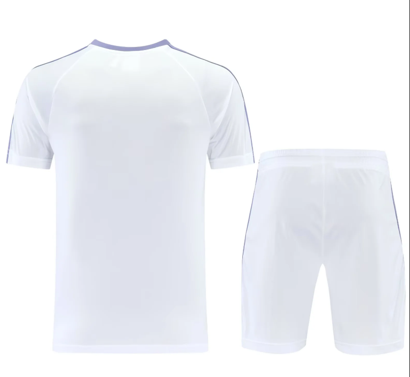 Conjunto de entrenamiento Real Madrid 2026 blanco con morado Originals (tallas S-XXL)