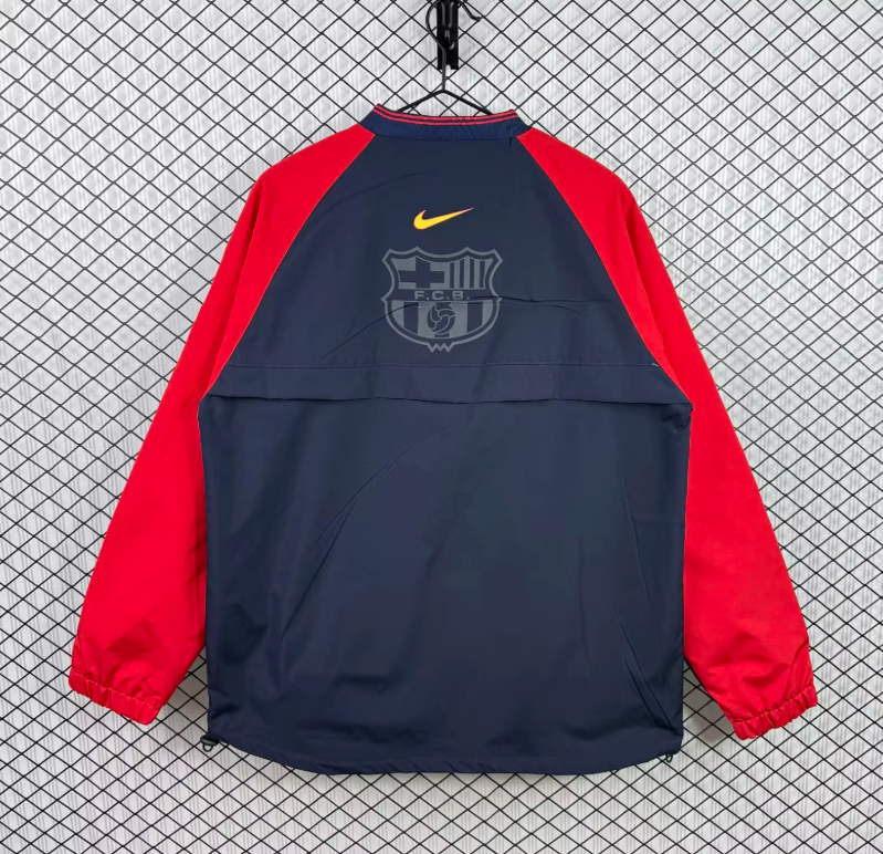 Chaqueta cortavientos Barcelona 1999-00 azul oscuro roja (tallas S-XXL)