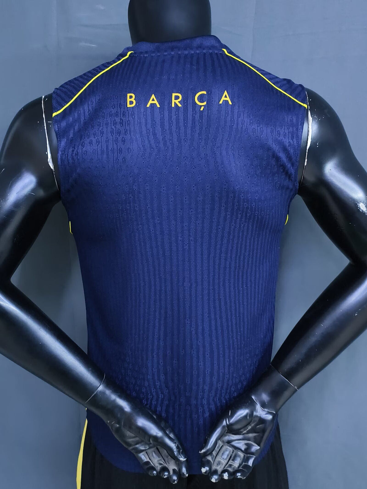 Camiseta sin mangas Barcelona 26-27 azul oscura version jugador (tallas S-2XL)