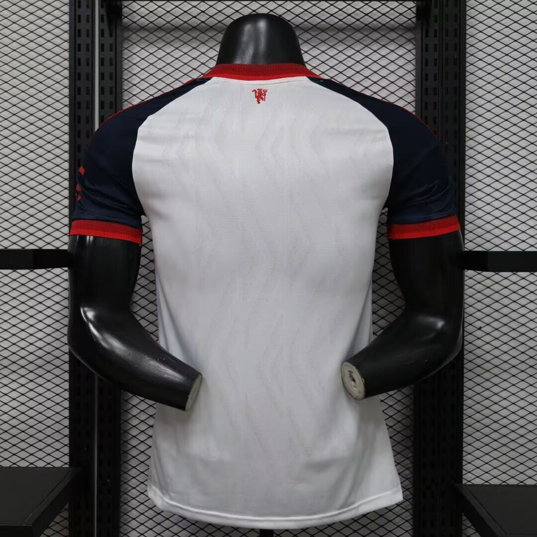 Camiseta Manchester United 26-27 azul oscuro blanco especial versión jugador (tallas S-3XL)
