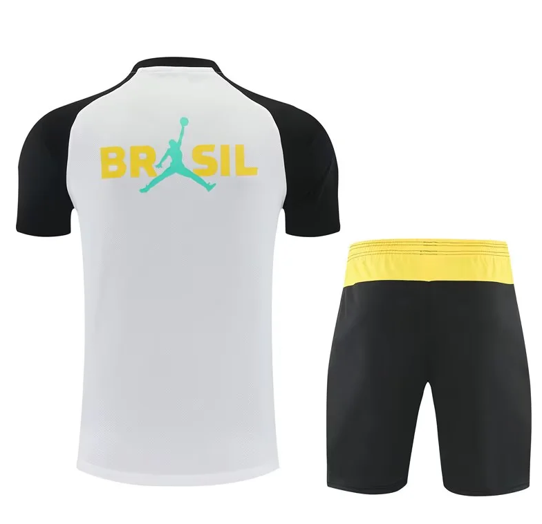 Conjunto de entrenamiento Brasil 2026 blanco (tallas adultos y niños)