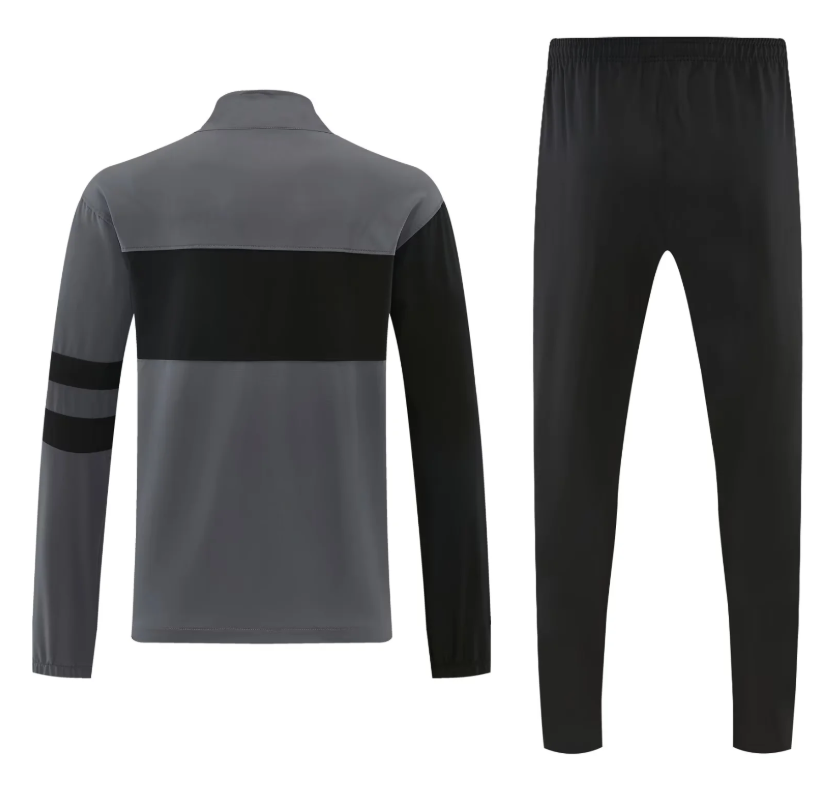 Chandal cortavientos Inter de milan 26/27 gris con negro (tallas S-XXL)