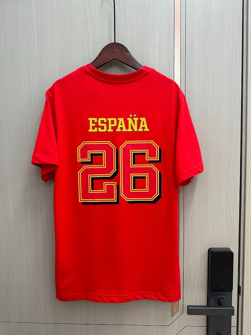 Camiseta algodon especiales campeones del mundo España (diferente modelos, solo tallas adultos)