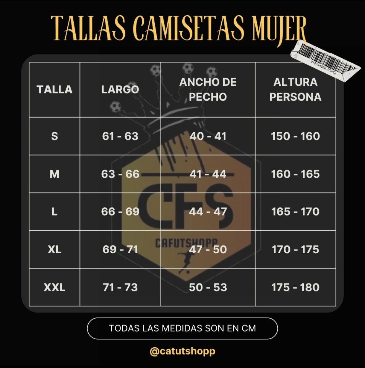 Camiseta España Mundial 2026 talla mujer (mirar foto medidas)