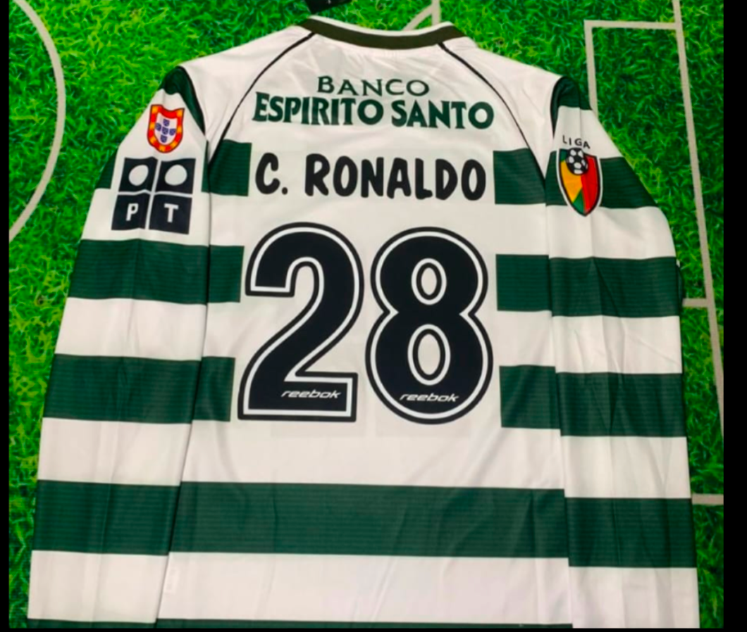 Camiseta Manga larga Sporting de Lisboa 2001-02