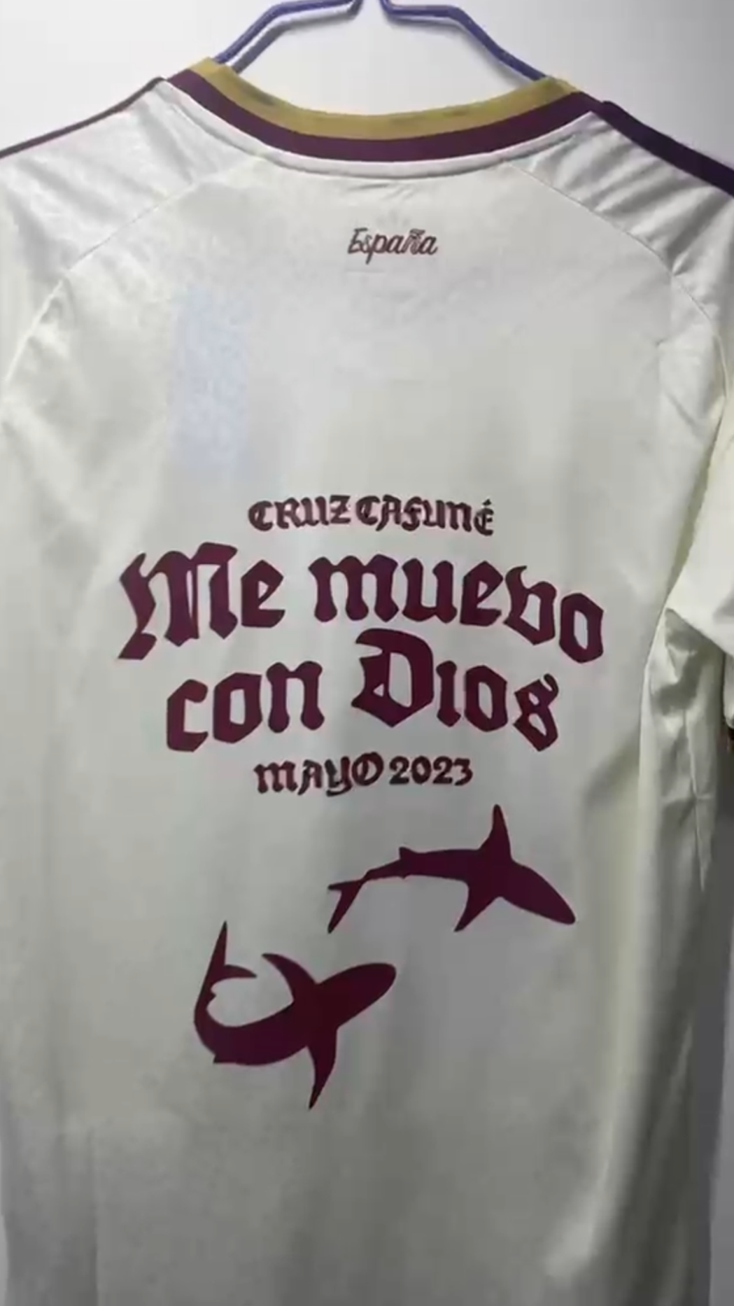 Camiseta España mundial 2026 visitante Cruz Cafune