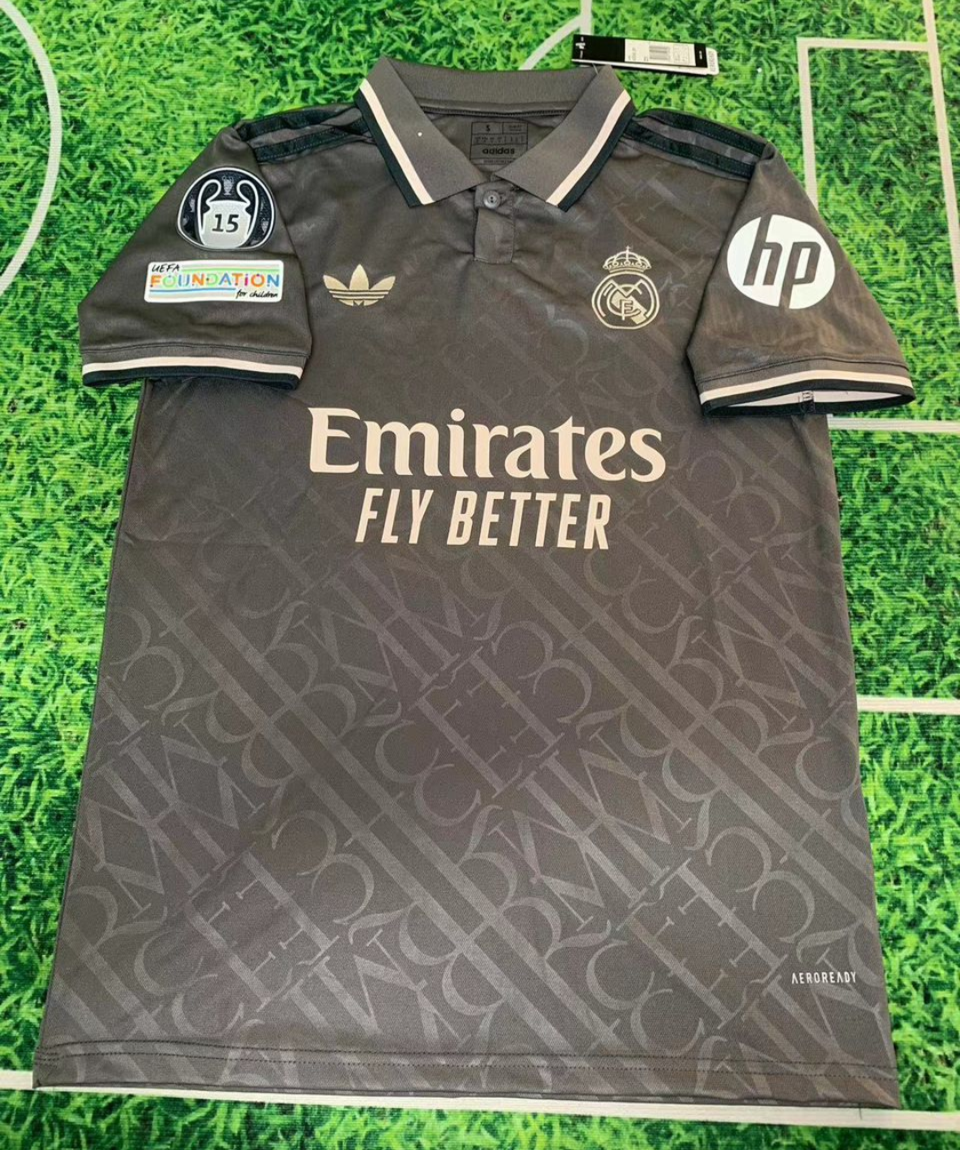 Camiseta Real Madrid tercera (Gris) 24/25 (tallas S-2XL)