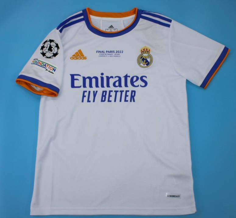 Camiseta Real Madrid 2022 Final Champions Paris (tallas S-XXL)