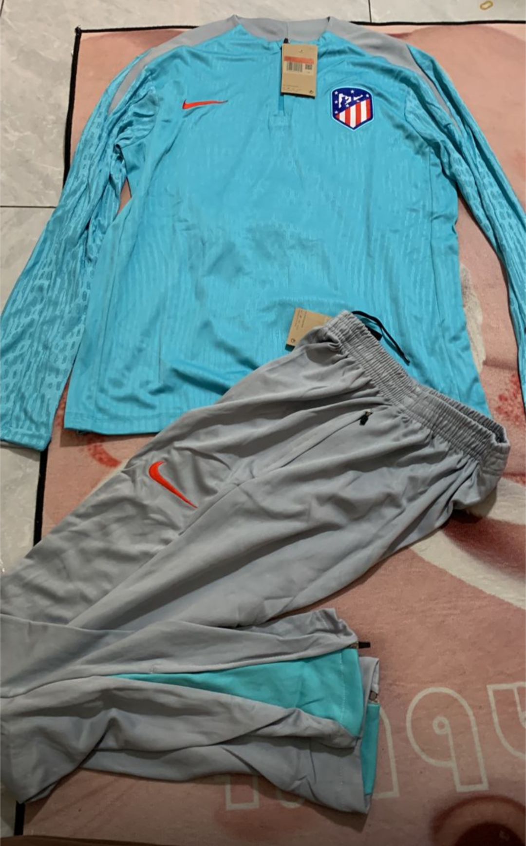Chandal Atletico de Madrid 24/25 adulto y niño AZUL