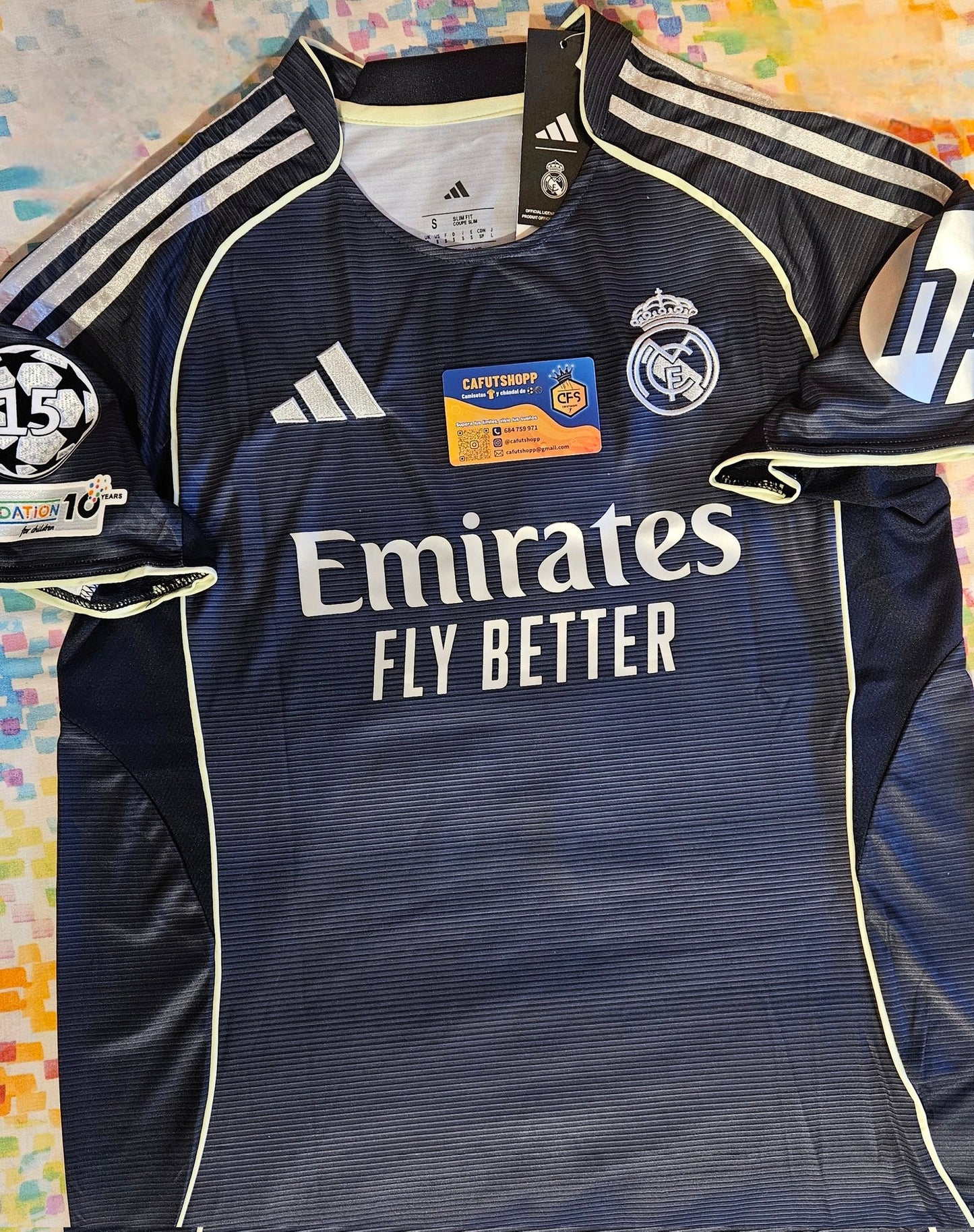 Camiseta Real Madrid 25/26 Visitante (tallas S-4XL)