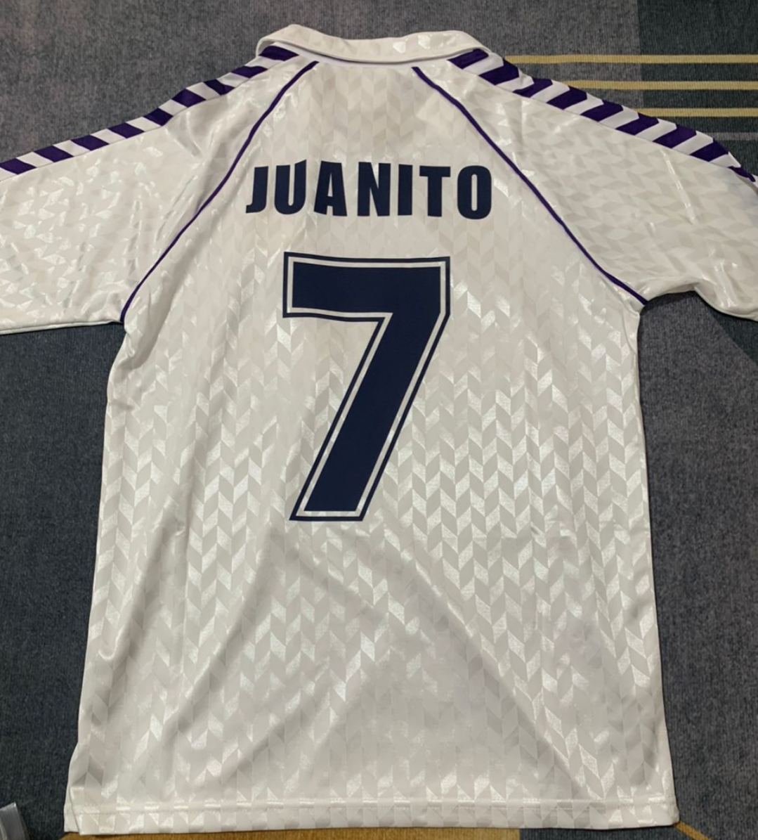 Camiseta Real Madrid 1986/87 (tallas S-2XL)