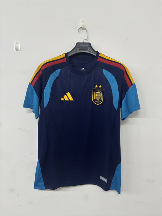 Camiseta de entrenamiento dos estrellas España 2026 azul oscuro (Solo tallas S-4XL)