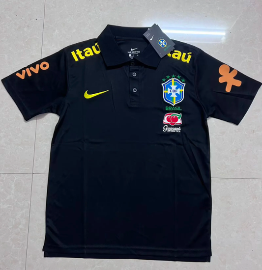 Polo Brasil 2026 negro (solo tallas S-2XL)