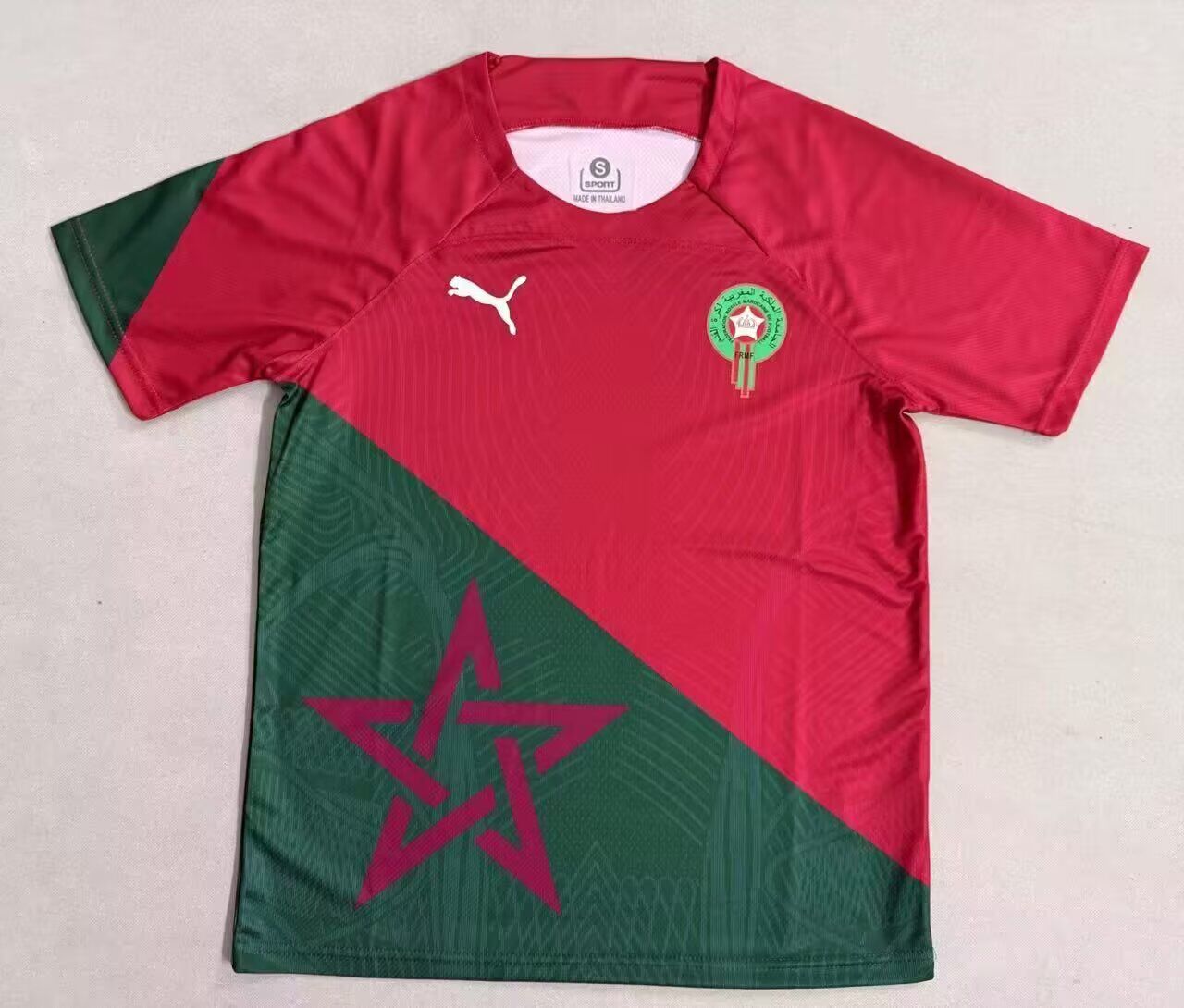 Camiseta Marruecos 25/26 verde rojo versión especial
