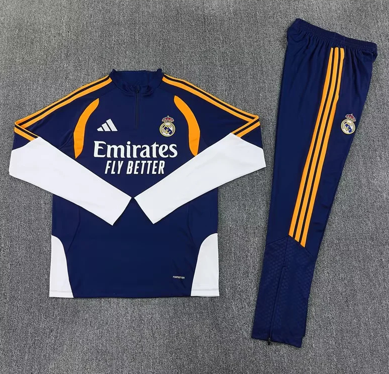 Chandal de entrenamiento azul oscuro Real Madrid 26/27 (tallas adultos y niños)