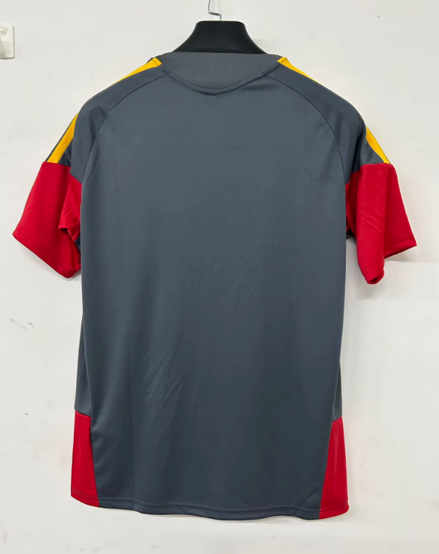 Camiseta de entrenamiento Roma 26/27 gris oscuro versión jugador (tallas S-3XL)