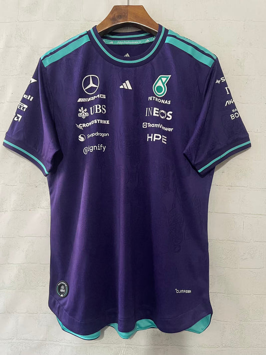 Camiseta mercedes 2026 morada (tallas S-5XL)