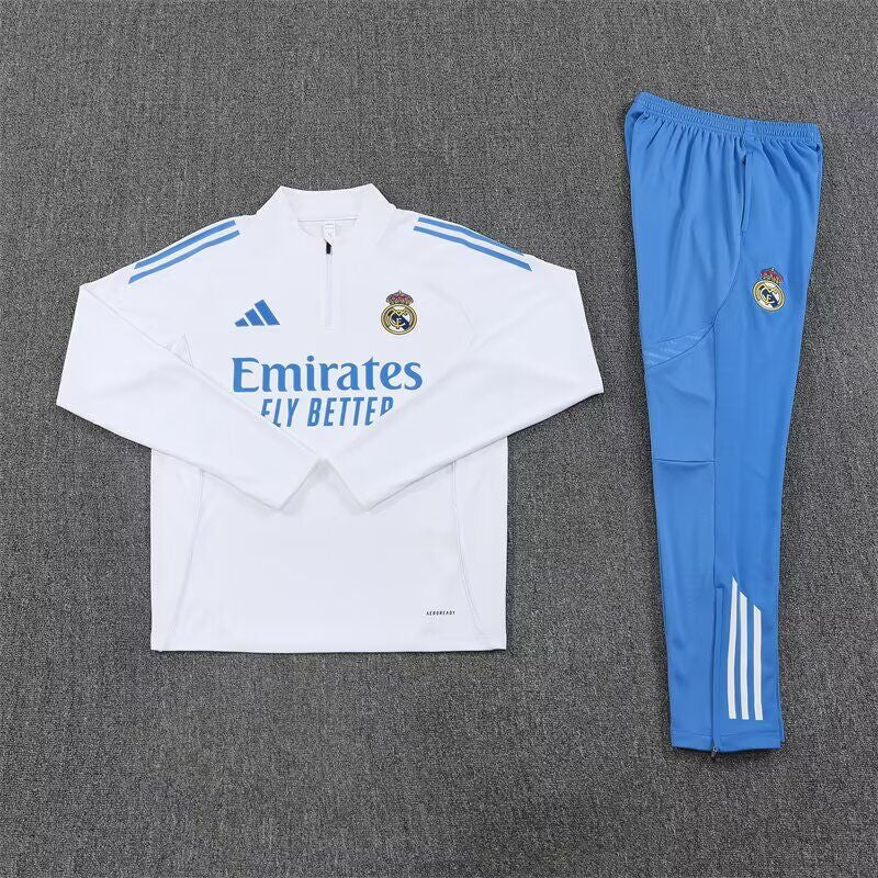Chandal de entrenamiento Real Madrid 25/26 blanco/azul