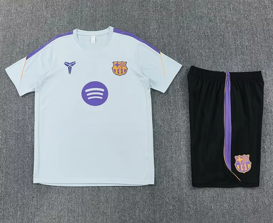 Conjunto Barcelona 26/27 gris (tallas adultos y niños)