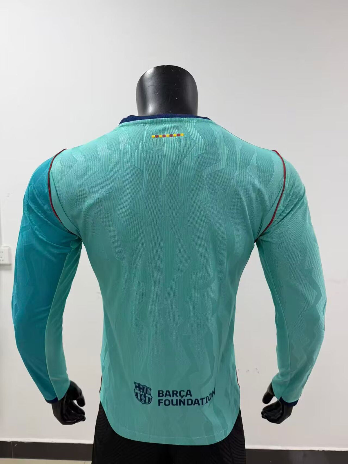 Camiseta manga larga Barcelona 26/27 verde tercera equipacion (tallas S-2XL)