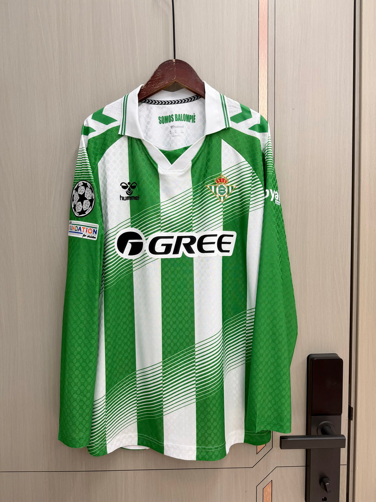 Camiseta manga larga Betis 26/27 Local (tallas S-2XL)