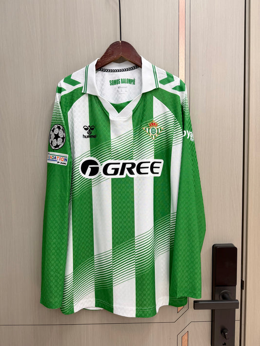 Camiseta manga larga Betis 26/27 Local (tallas S-2XL)