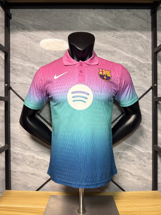 Polo Barcelona 26-27 versión jugador de tres colores (tallas S-XXL)