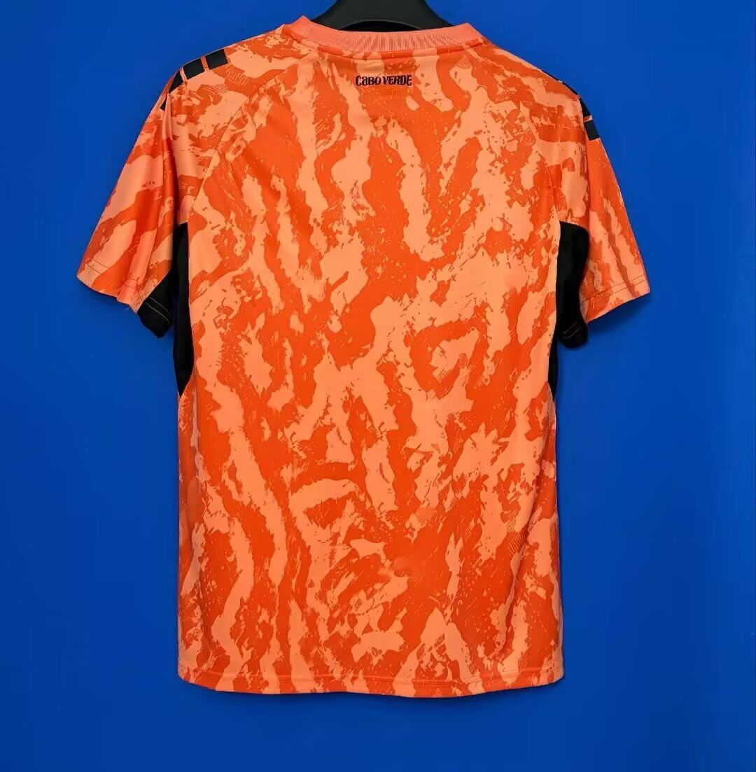Camiseta Cabo Verde Mundial 2026 portero naranja (tallas S-4XL)