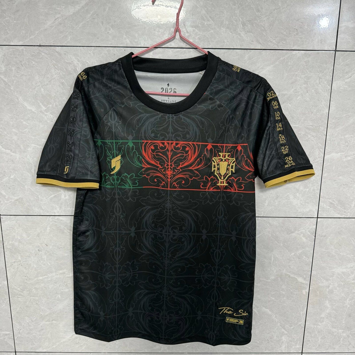 Camiseta Portugal 2026 versión especial negra (S-4XL)